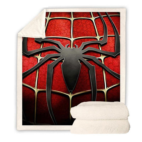 Spiderman Throw Blanket