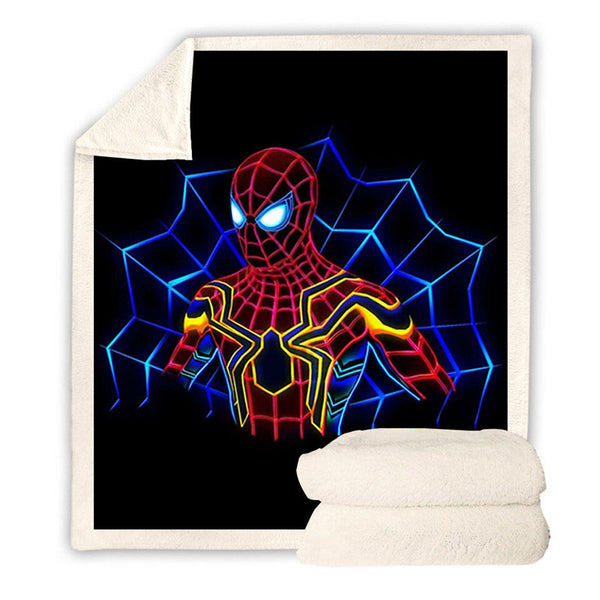 Spiderman-Throw-Blanket