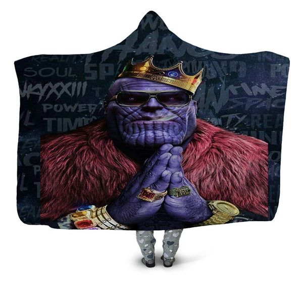 Thanos hooded blanket