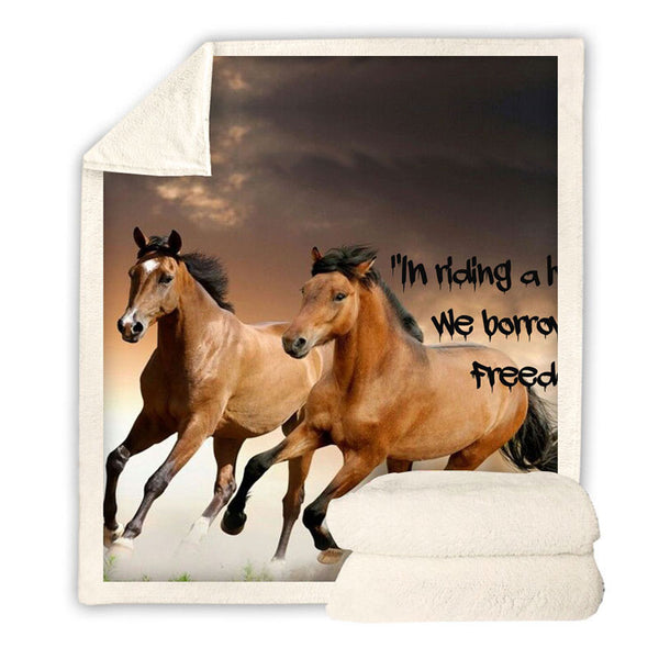horse-throw-blanket