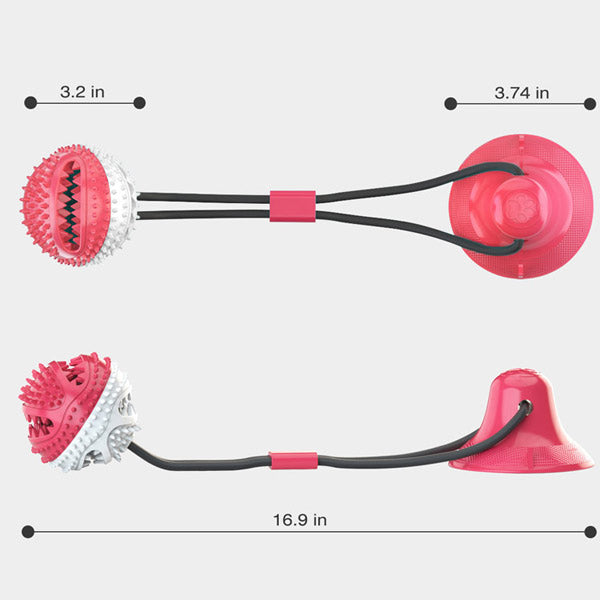 the size of dog chew toys