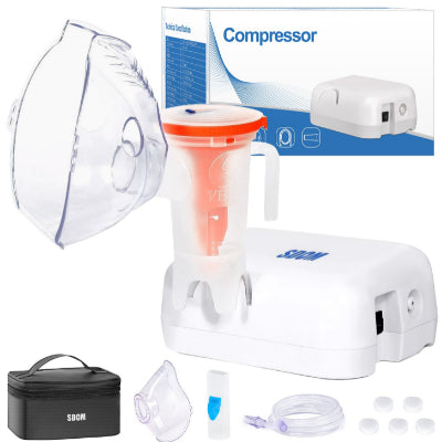 SDOM 2022 NEW INDOOR COMPACT COMPRESSOR NEBULIZER HANDHELD FOR ADULT AND CHILD MINI ASTHMA INHALER