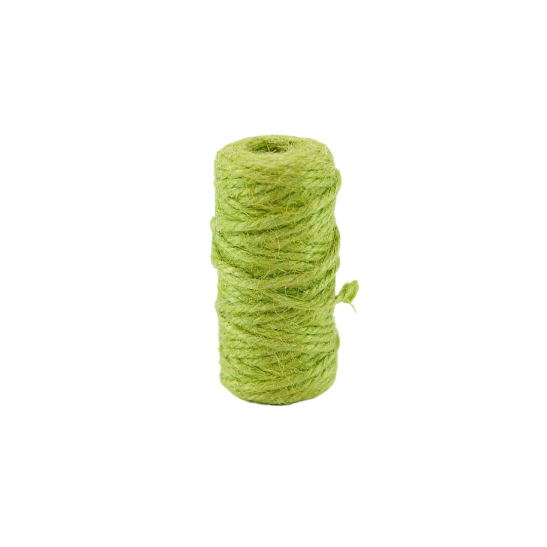 Jute Twine Mini Spool - Olive Green