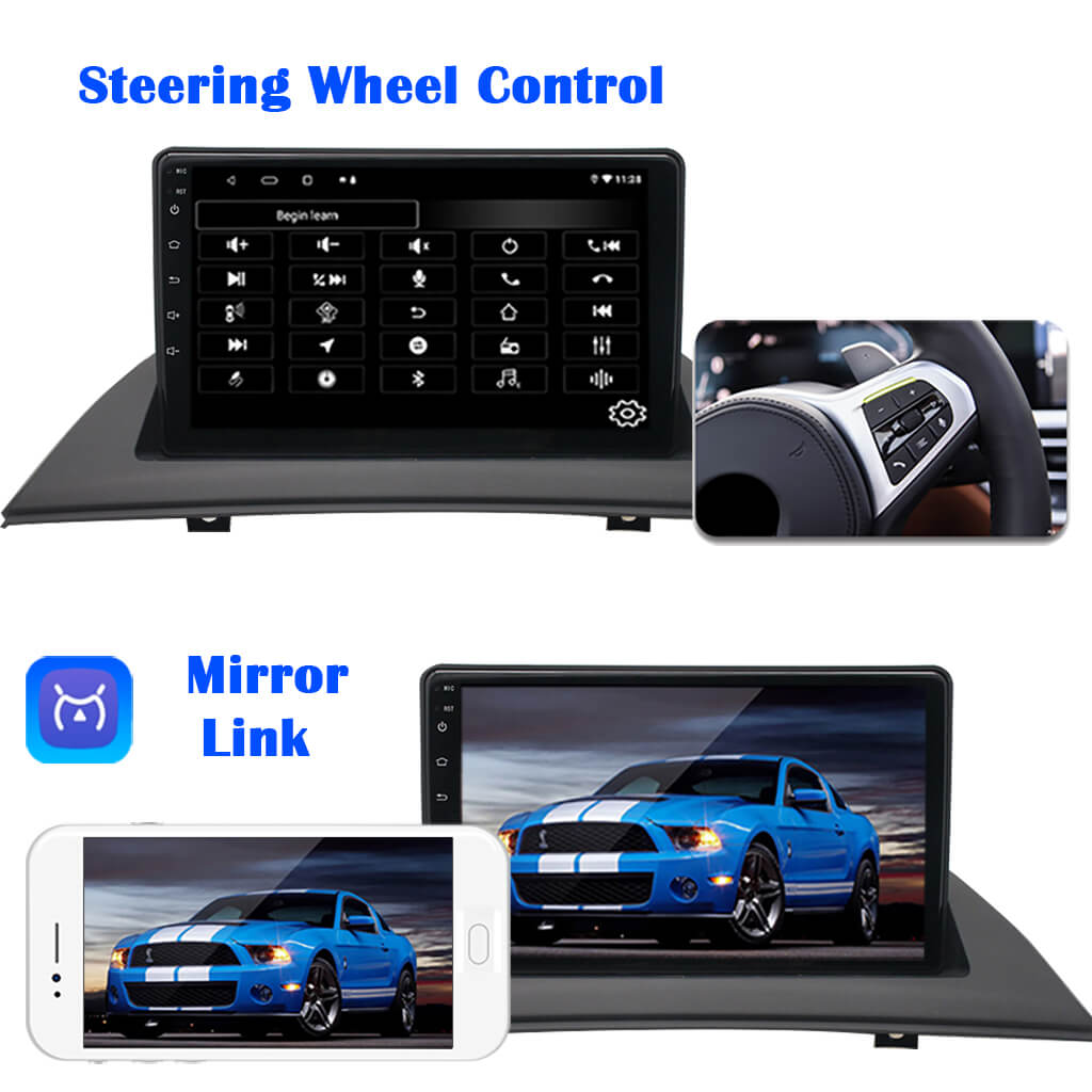 BMW X3 tesla touch screen