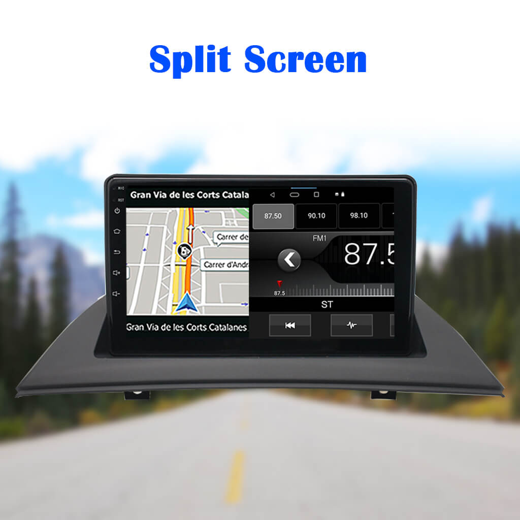 BMW X3 tesla touch screen