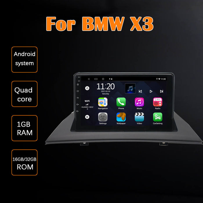 BMW X3 tesla touch screen