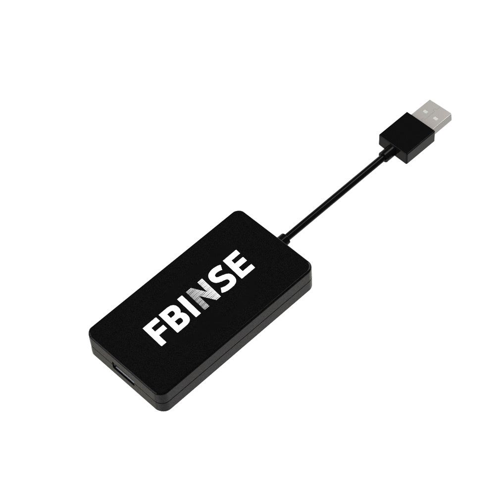 Install Autokit app in Android Car Radio Wireless Carplay dongle Wired USB Android Auto Carplay dongle Screen Mirroring SIRI Voice Control Google Maps not supports Original Factory Car Radio black