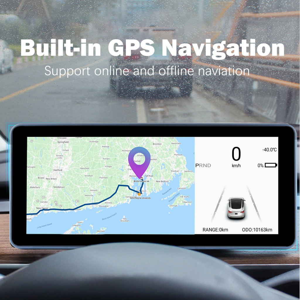built-in GPS navigation