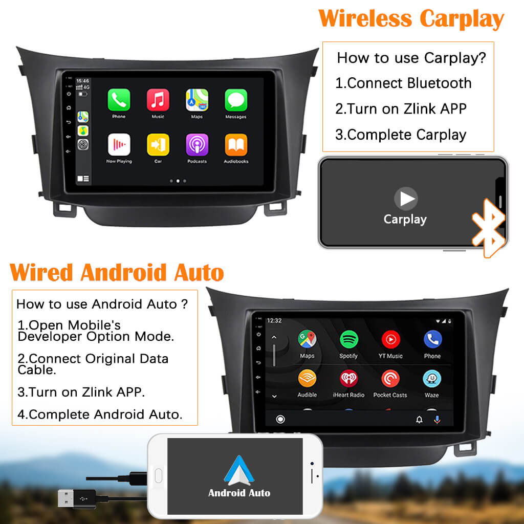 apple carplay aftermarket for Hyundai Elantra I30 GT