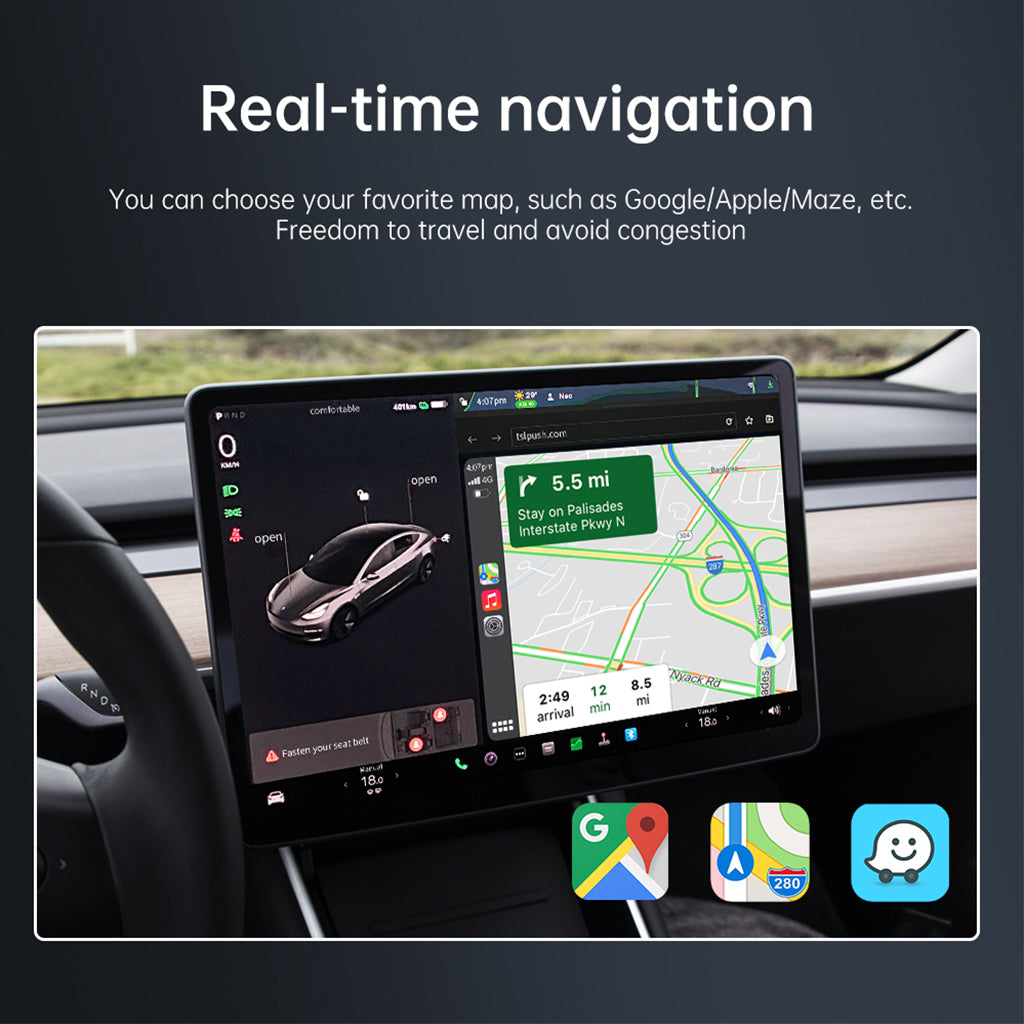 tesla carplay