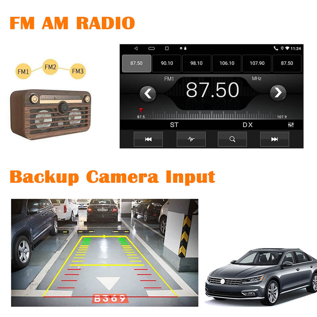 car radio with backup camera
