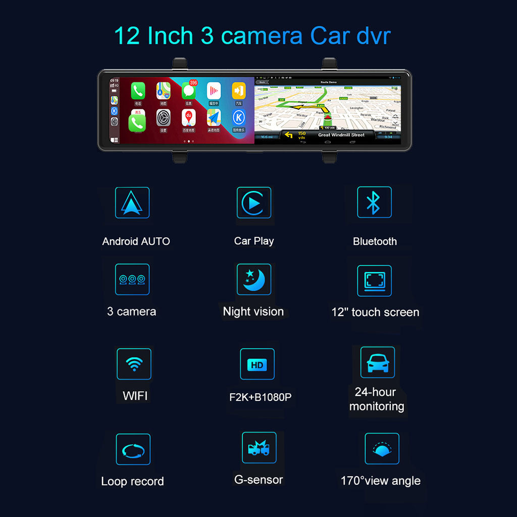 rearview mirror dash cam