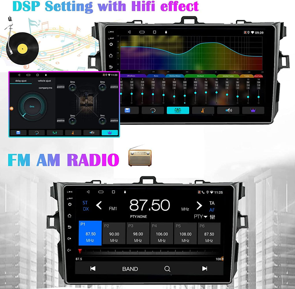 Corolla 2008-2012 hifi dsp and FM&AM