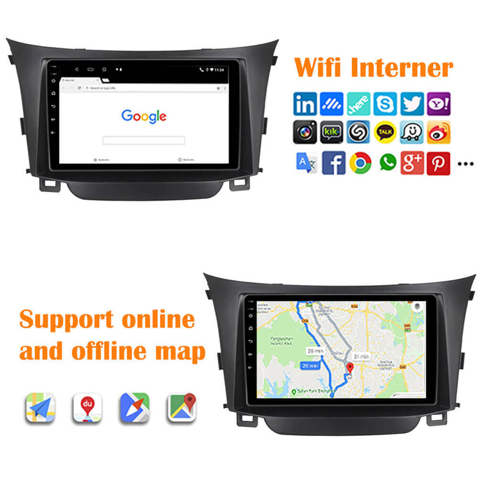 apple carplay aftermarket for Hyundai Elantra I30 GT
