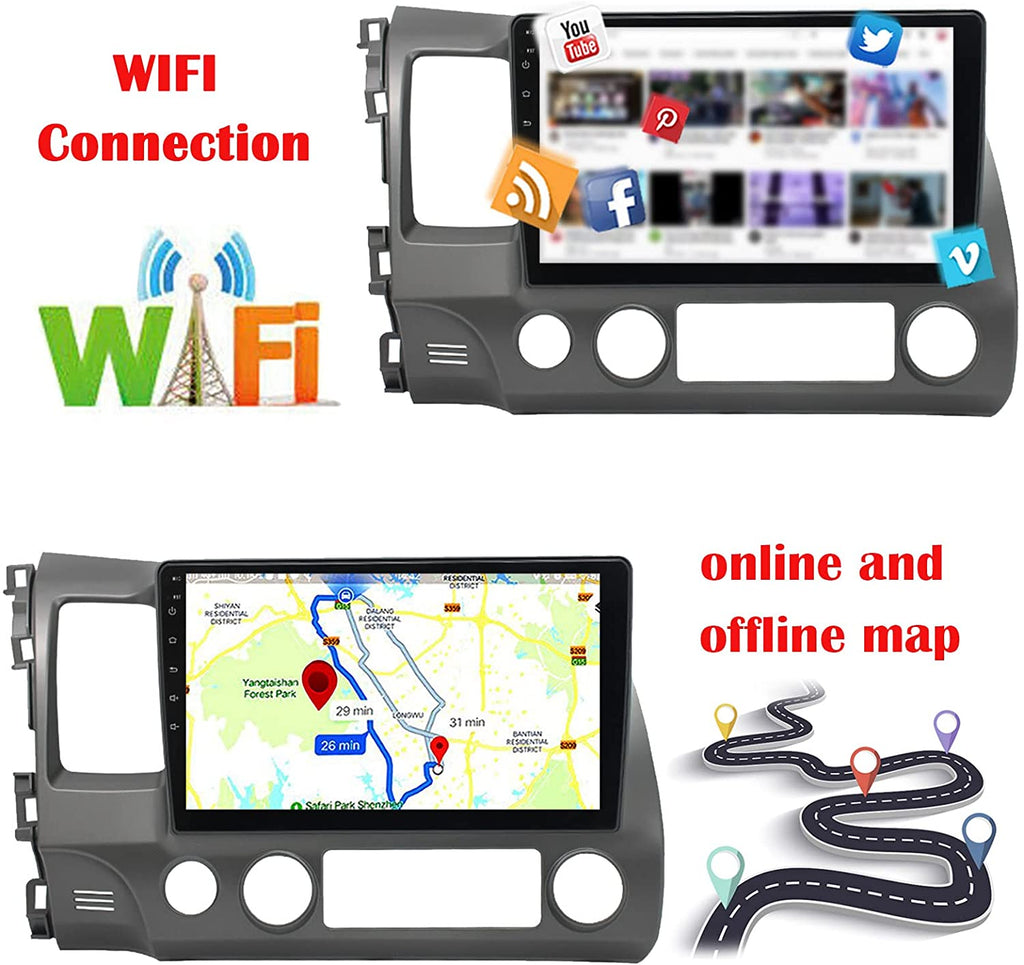 2006-2011 honda civic wifi & navigation
