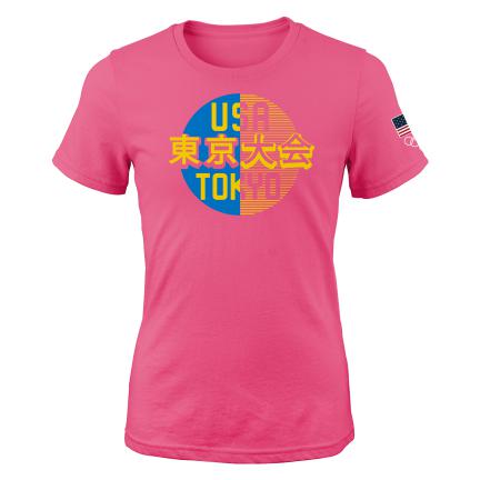 Pink Team USA - Tokyo T-Shirt