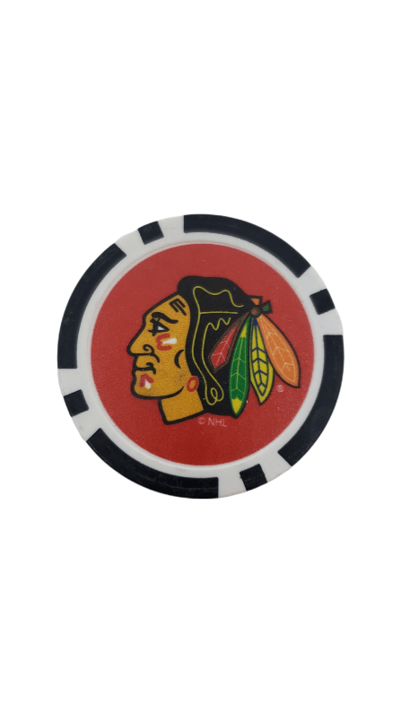 Chicago Blackhawks Poker Chip Marker