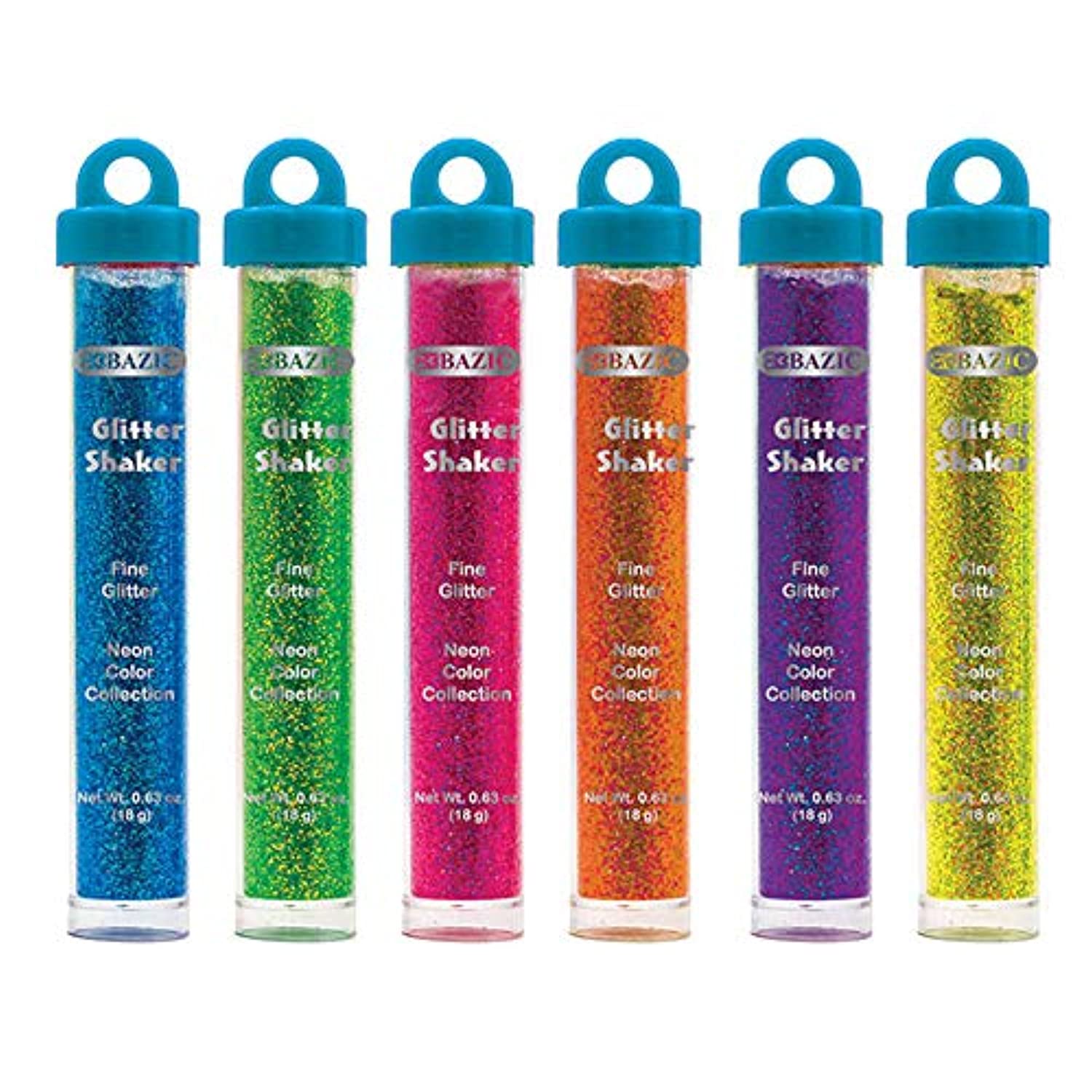 Primary Color Glitter Tubes, Washable Sparkle Non-toxic | 22g/0.77oz