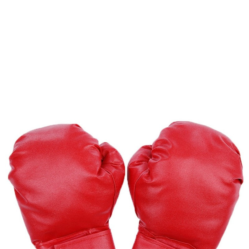 1PC Adult Boxing Gloves Solid Color PU
