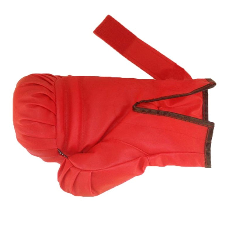 1PC Adult Boxing Gloves Solid Color PU