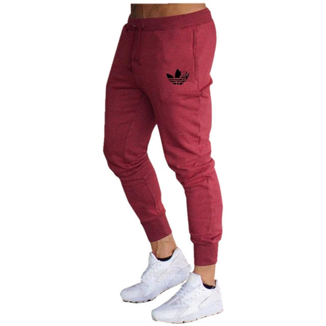 New Fitness Men Joggers Sweatpants Thin Gray Sportswear Jogger Pants Men Casual Trousers Men Gyms Bodybuilding Track Pants