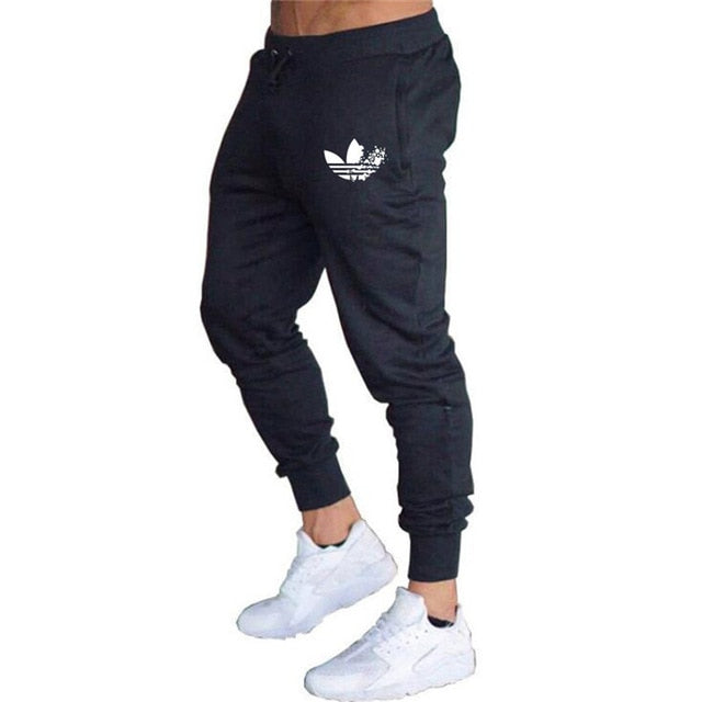 New Fitness Men Joggers Sweatpants Thin Gray Sportswear Jogger Pants Men Casual Trousers Men Gyms Bodybuilding Track Pants