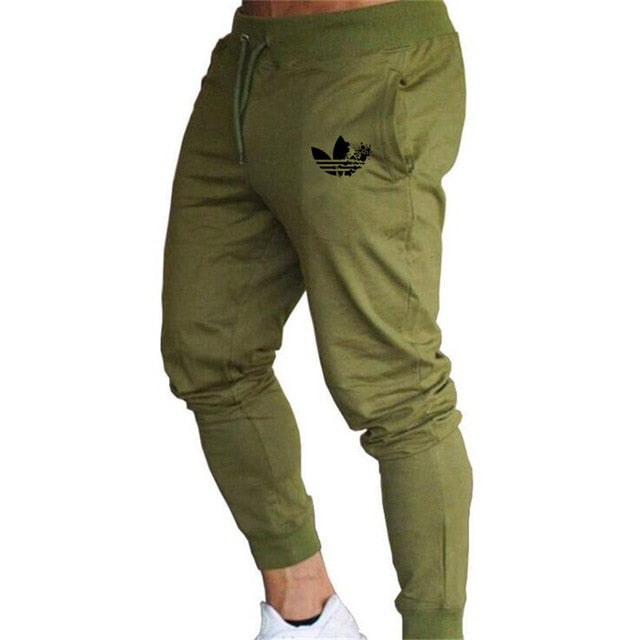 New Fitness Men Joggers Sweatpants Thin Gray Sportswear Jogger Pants Men Casual Trousers Men Gyms Bodybuilding Track Pants