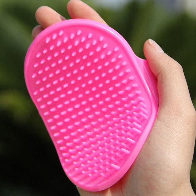 Pet Dog Cat Bath Brush Comb Rubber