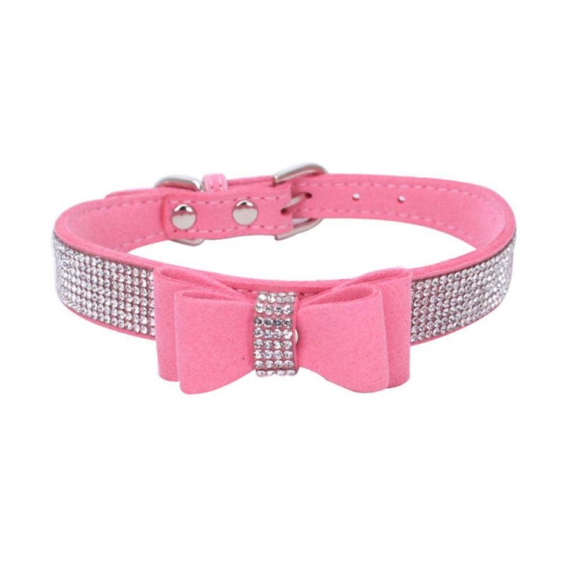 Pet Dog Collar Harnesses Full Rhinestone