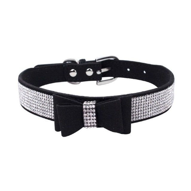 Pet Dog Collar Harnesses Full Rhinestone