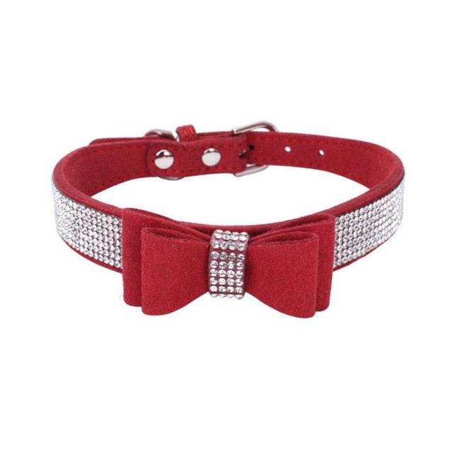 Pet Dog Collar Harnesses Full Rhinestone