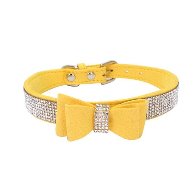 Pet Dog Collar Harnesses Full Rhinestone