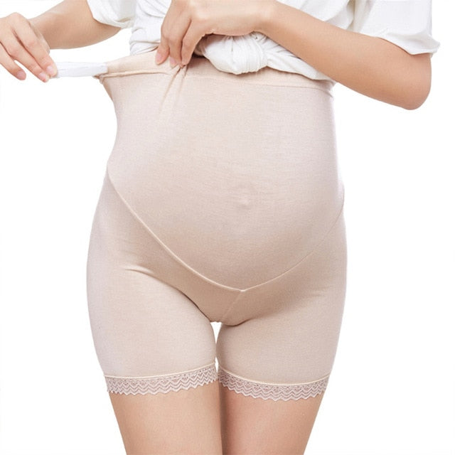 Womens Maternity Panties Shapewear Mid-Thigh