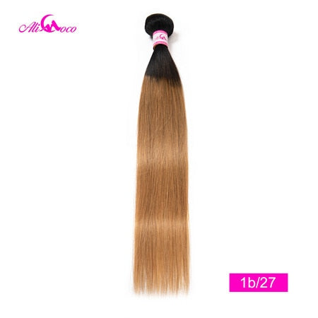 Ali Coco Brazilian Straight Hair 1/3/4 Bundles 