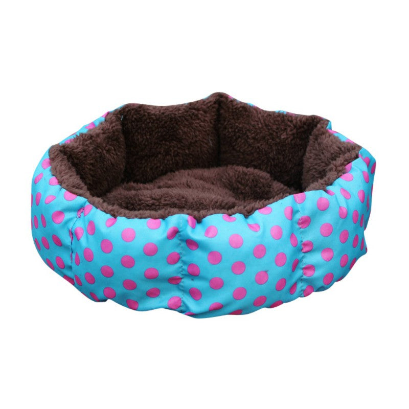 Colorful Leopard Print Pet Cat Bed