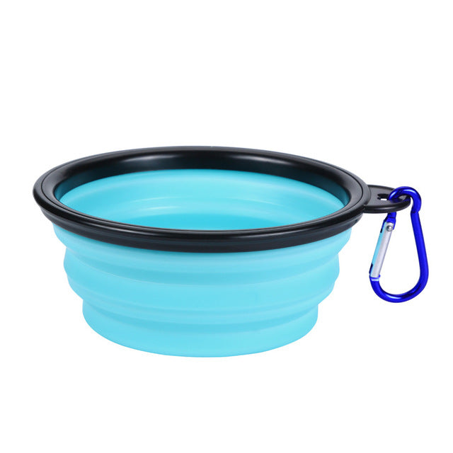 Dog Cat Pet Travel Bowl Silicone