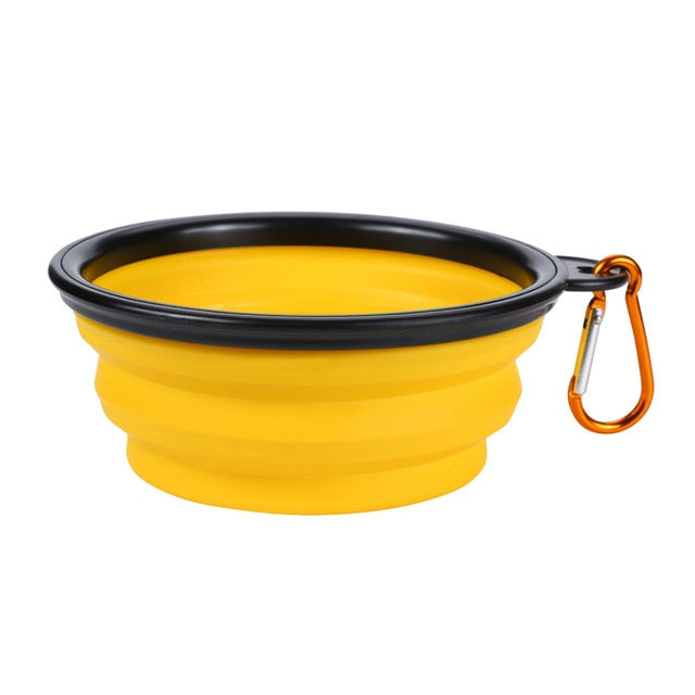 Dog Cat Pet Travel Bowl Silicone