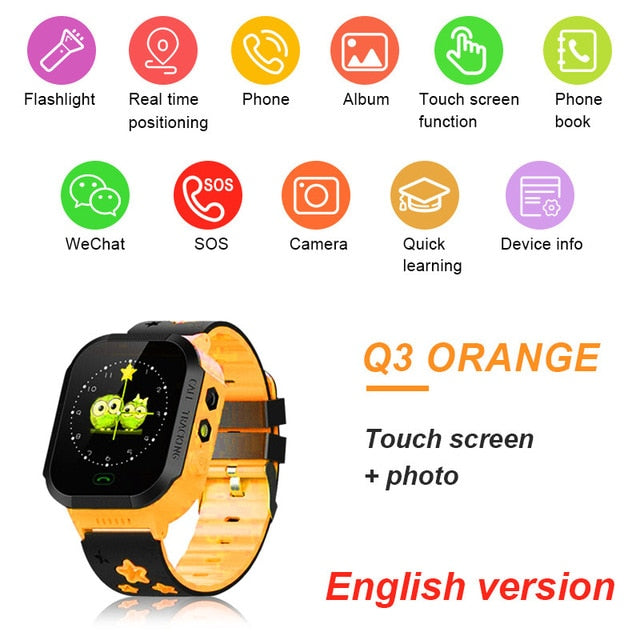 Children Smart Watch Safe Camera SIM Call