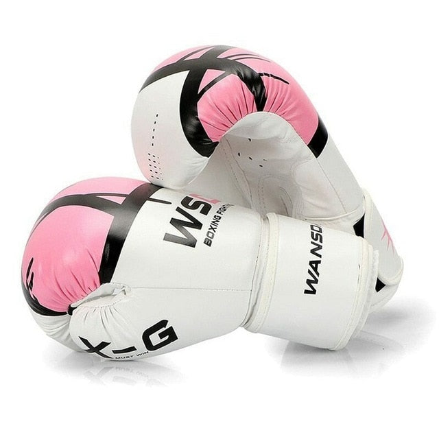 Adult Boxing Gloves PU Leather Mittens