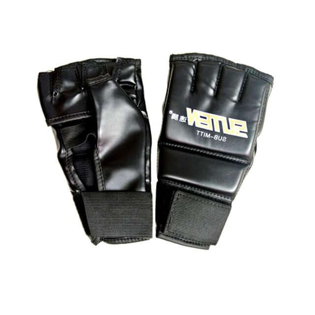 1 Pair PU Leather Boxing Gloves Men Half Finger