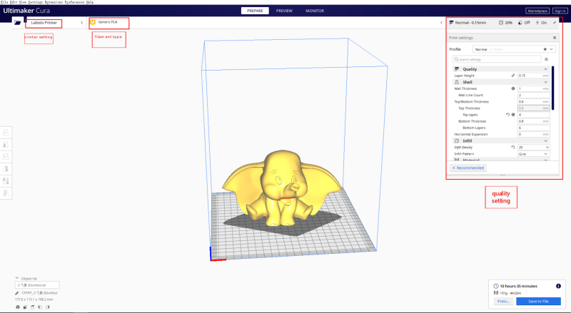 Cura Slicer Setting For Et4 3d Printer Labists Cura Slicer Setting For Et4 3d Printer Labists