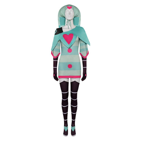 TV Hazbin Hotel (2024) Fizzarozzie Blue Dress Sleepwear Outfits Cosplay Costume Halloween Carnival Suit