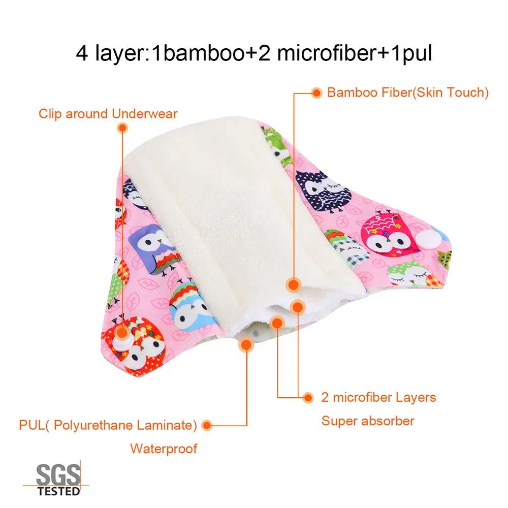 Sanitary Pads Organic Bamboo Feminine Hygiene Pads