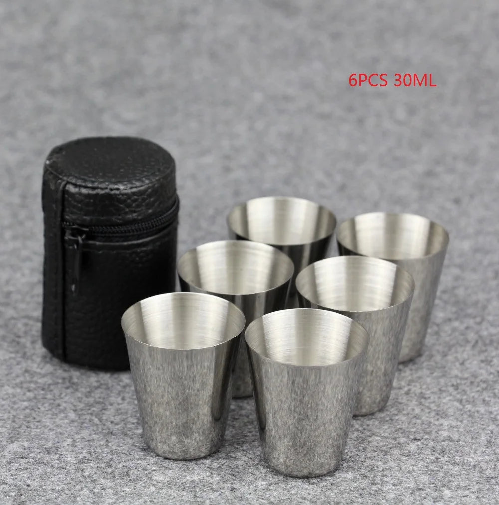 Stainless Steel Cups Set