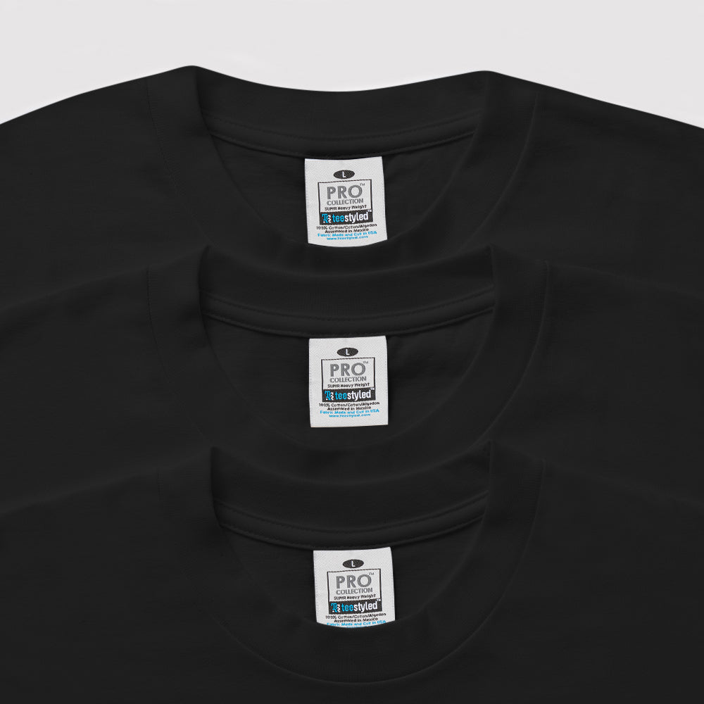 3-PACK | 7 OZ. PRO WEIGHT T-SHIRTS