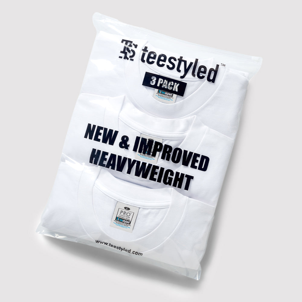 3-PACK | 7 OZ. PRO WEIGHT T-SHIRTS