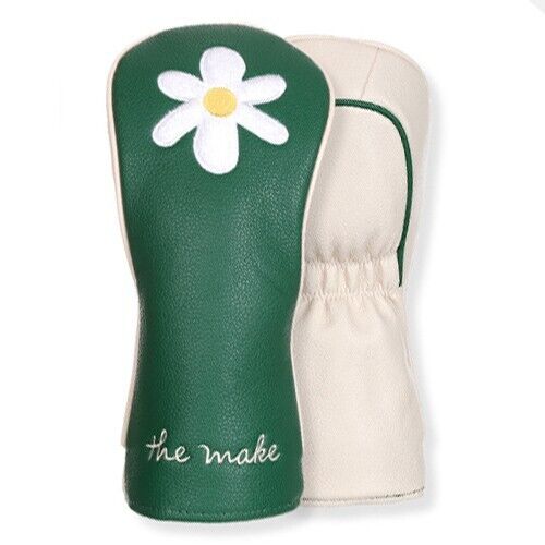 Rosa Signature Flower Driver Head Cover Golf Synthetic Leather (Green)