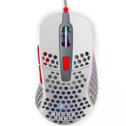 Xtrfy M4 Wired Ergonomic Gaming Mouse PIXART PMW3389 16000 DPI (Retro Gray)