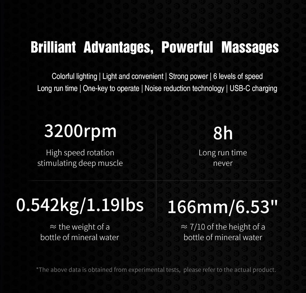 Hi5 FlatHead Vibrating Massage Gun Fascia Relaxation Muscle Activation