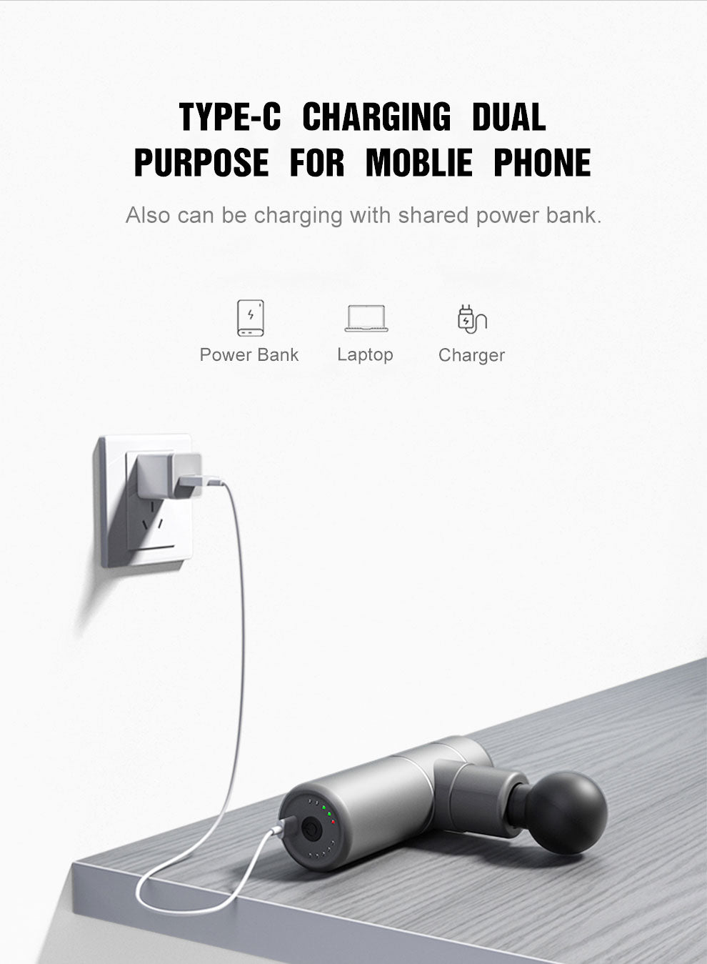 Bruning Mini Massage Gun Device Percussion